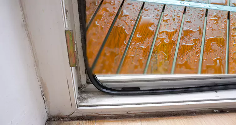 Water Leaking Wooden Patio Doors Repair in Melbourne, FL