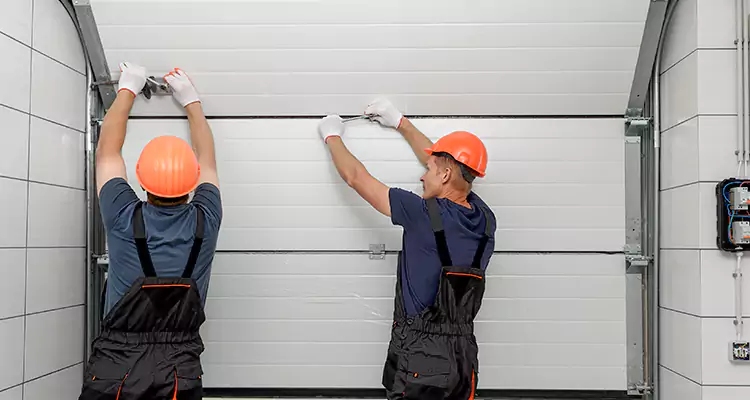 Garage Door Bottom Panel Repair in Melbourne, FL