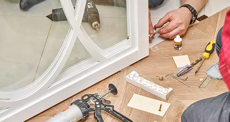Interior Patio Door Casing Repair in Melbourne, FL